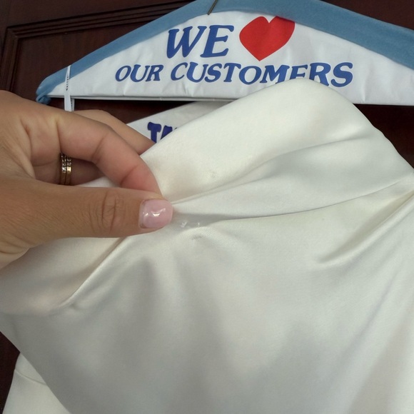 Anthropologie BHLDN Watters Orlie Strapless Corset
Satin Sheath Wedding Gown - Picture 7 of 15